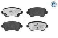 Meyle 025 244 0317/PD Bremsbelagsatz, Scheibenbremse FüR Opel Suzuki