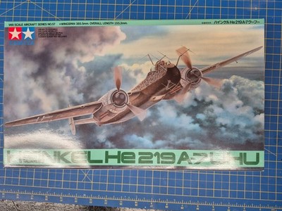1/48 Heinkel He 219 A-7 Uhu German Night Fighters Tamiya No. 61057