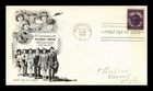 DR JIM STAMPS US COVER WWII DISCHARGE EMBLEM FDC SCOTT 940 ARTMASTER