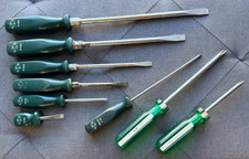 Vintage Sk Screwdrivers Lot Of 9 S-k Phillipsflat Headstubbytorx Vintage Sk Screwdrivers Lot Of 9 S-k Phillipsflat Headstubbytorx