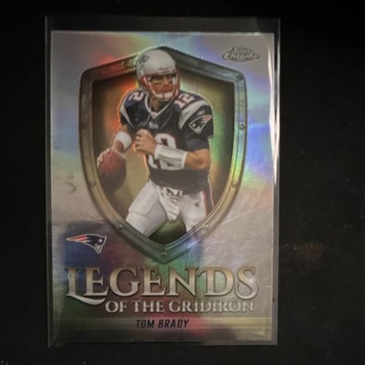 2025 Topps Chrome Legends of the Gridiron Tom Brady Refractor LOG