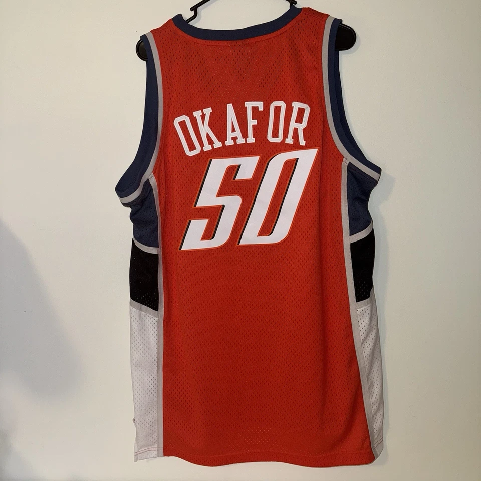 Camiseta deportiva grande para hombre Reebok NBA Emeka Okafor #50 Charlotte Bobcats Foto 4 de 4