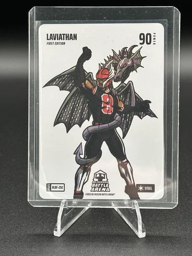 Bo Jackson Battle Arena Alpha Update Laviathan Steel Blizzard Battlefoil Card