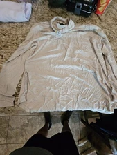 JM Collection LS Med Tee Turtleneck Tan