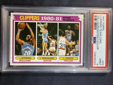 1981 Topps #63 Clippers Leaders Williams, Nater, Taylor PSA 9 MINT