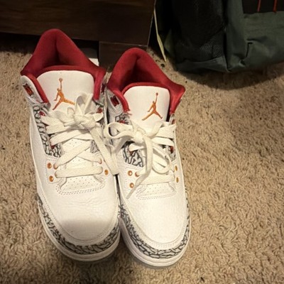 Jordan 3 Cardinal Red Size 6.5 Men s