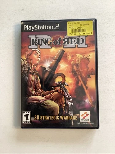 PS2 Ring of Red (PlayStation 2, 2001) Complete w/ Manual