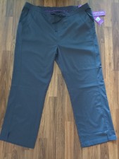 Scrubs Women's Healing Hands Purple Label 9095 Taylor Scrub Pant Pewter Gray 3X