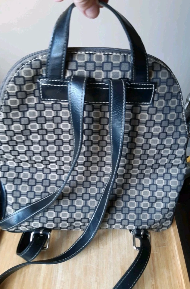 NINE WEST Small Backpack Signature Handbag Adjustable Strap Very good condition* - Image 2 of 4