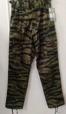 Rothco Tiger Stripe Camouflag BDU Cargo Bottoms Trouser Camo Pants XS 23-27"