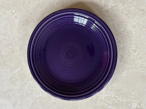 Fiesta Plum Purple Salad Plate by Homer Laughlin - Classic Rim 7-1/4”