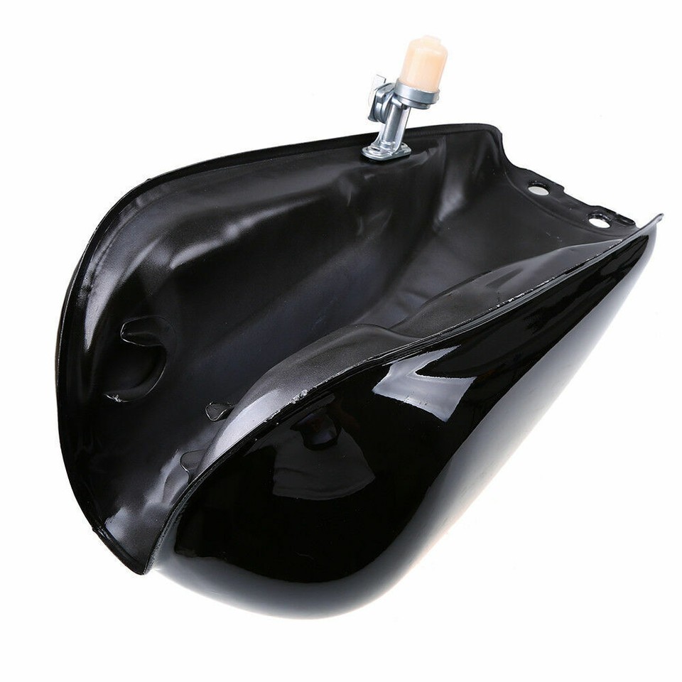 CAFE RACER FUEL STYLE GAS TANK 9L 2.4GAL BLACK FINISH FOR Suzuki GN125 ...
