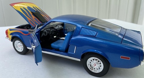 1/18 "Duke of Hazard" #00 blue 1968 Mustang GT - Picture 8 of 11