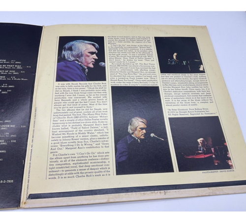 Charlie Rich Fully Realized 2 Record Set, 1974 Vinyl LP, Mercury SRM-2-7505 - Picture 4 of 8