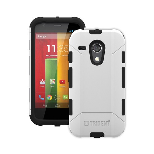 Trident Aegis White Rugged Cover Case for Motorola Moto G 1st Gen XT1028 XT1031 - Photo 5 sur 13