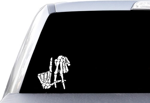 Los Angeles - LA - Skeleton Hands - Window Vinyl Decal Sticker - Bild 1 von 2