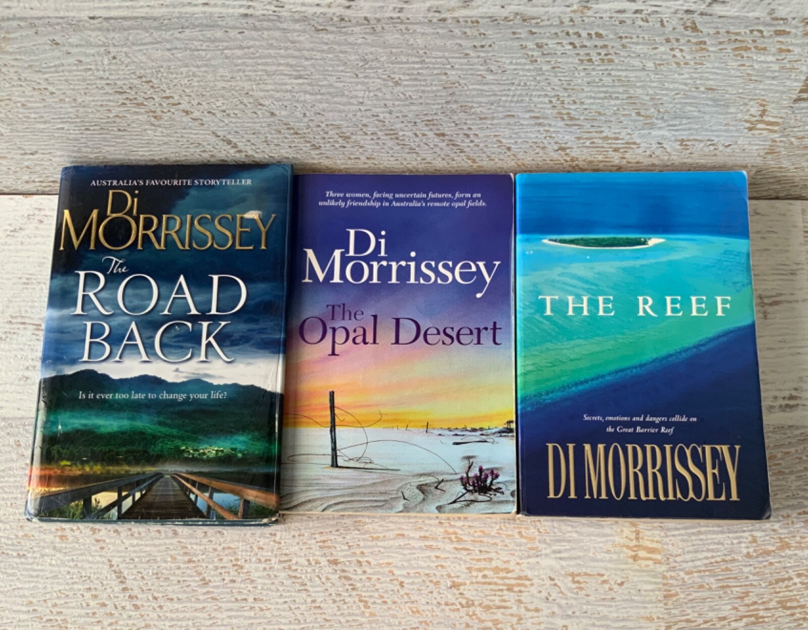 Di Morrissey books x6 Valley Reef Rain Music Opal Desert Road Back Winter sea eBay Di Morrissey books x6 Valley Reef Rain Music Opal Desert Road Back Winter sea eBay
