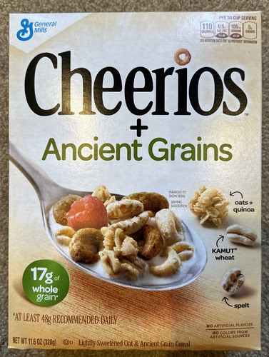 Rare Cheerios Plus Ancient Grains. New In The Box. Expired 2016  Discontinued - Picture 7 of 12