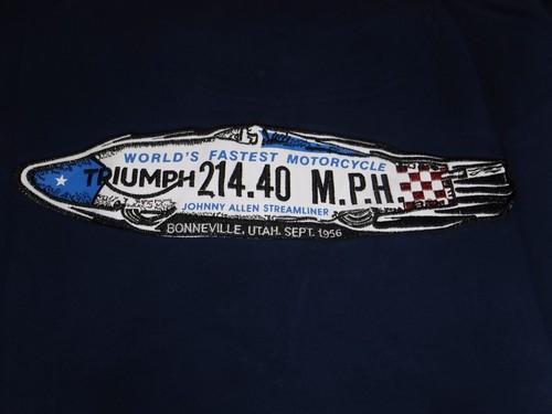 TRIUMPH SPEED RECORD MARINEBLAU REISSVERSCHLUSS JACKE HERREN GRÖSSE 3XL MSWA14427-XXXL X4-3G - Bild 12 von 14