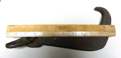 Antique Logging Log Dog 10 1/4" - Picture 4 of 4