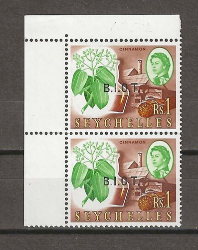 BRITISH INDIAN OCEAN TERRITORY 1968 SG 10/10b MNH