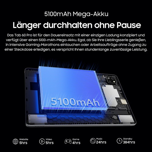 Blackview Tab 60 Pro Sets Android 14 Tablet 10.1" 24GB+128GB 7700mAh Widevine L1 - Afbeelding 11 van 32