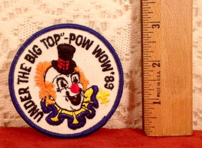 Vintage Patch 1989 Under The Big Top POW WOW