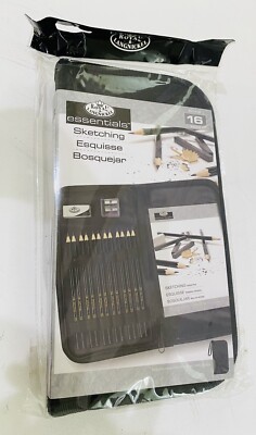 Drawing Sketching Pencil Set With Zipper Carrying Case Art Supplies S New