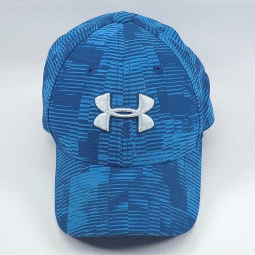 Under Armour Ball Cap Dark Blue Size S/M Classic Fit Hat White Embroidered Logo - 第 5/12 張圖片