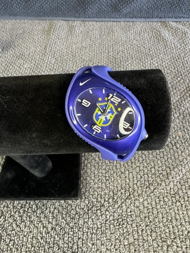 Nike Triax watch wk0008 blue band blue dial new battery