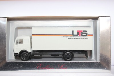 Mercedes Benz SK Koffer LKW UTS  Exklusiv Serie  Herpa 1:87