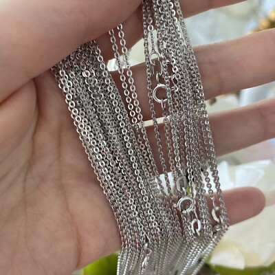 Chain Rhodium Jewelry Wholesale Adjustable Rhodium Plated Satellite Chain Wholesale Silver main image 3
