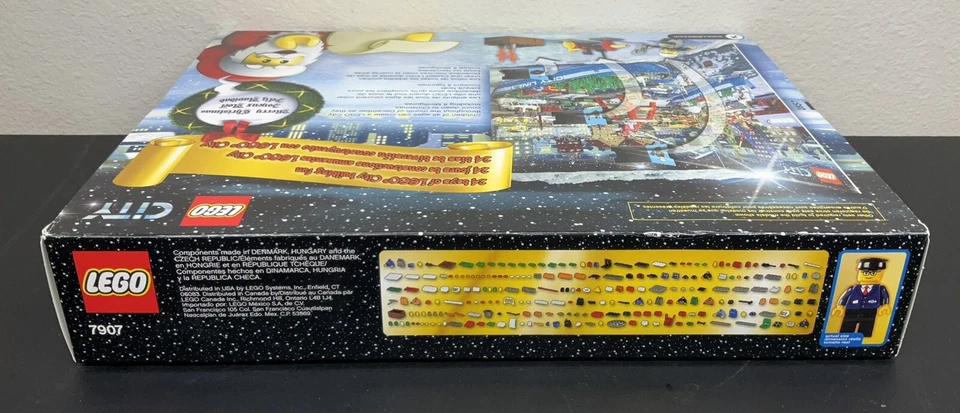 LEGO City 2007 Advent Calendar Set 7907 Factory Sealed  NEW IN BOX - Image 4 of 4