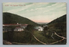 Valley Hot Springs Virginia DB Postcard