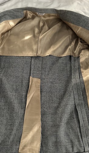 Bill Bass Houndstooth Plaid Grey Men’s 3 Pc Suit - Picture 13 of 21