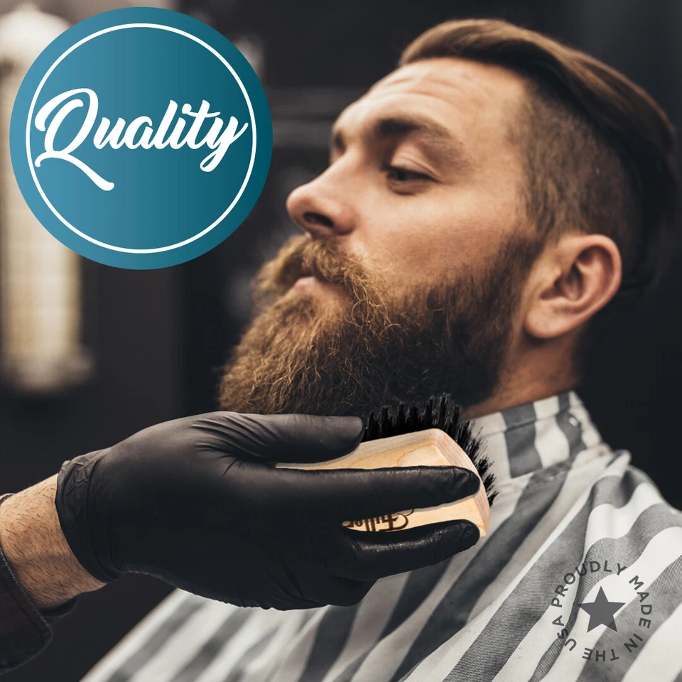 Fuller Brush Hair & Beard Brush - Pocket Hairbrush & Detangler w/ Boar Bristles - Image 3 of 4