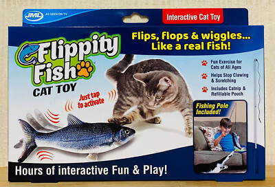 JML Flippity Fish / Pop n' Play - Interactive CAT Toys | eBay