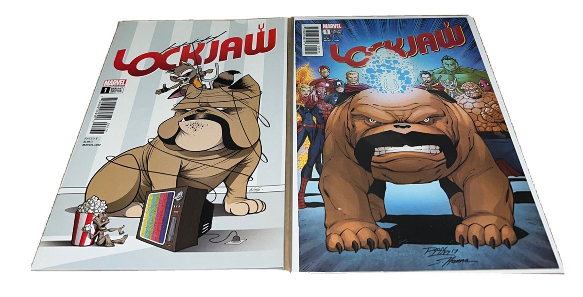 LOCKJAW #1,1 (-9.8) RON LIM/CAMPBELL VARIANT COVERS/MARVEL COMICS
