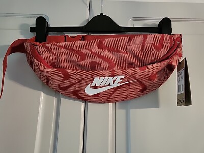 red nike bum bag