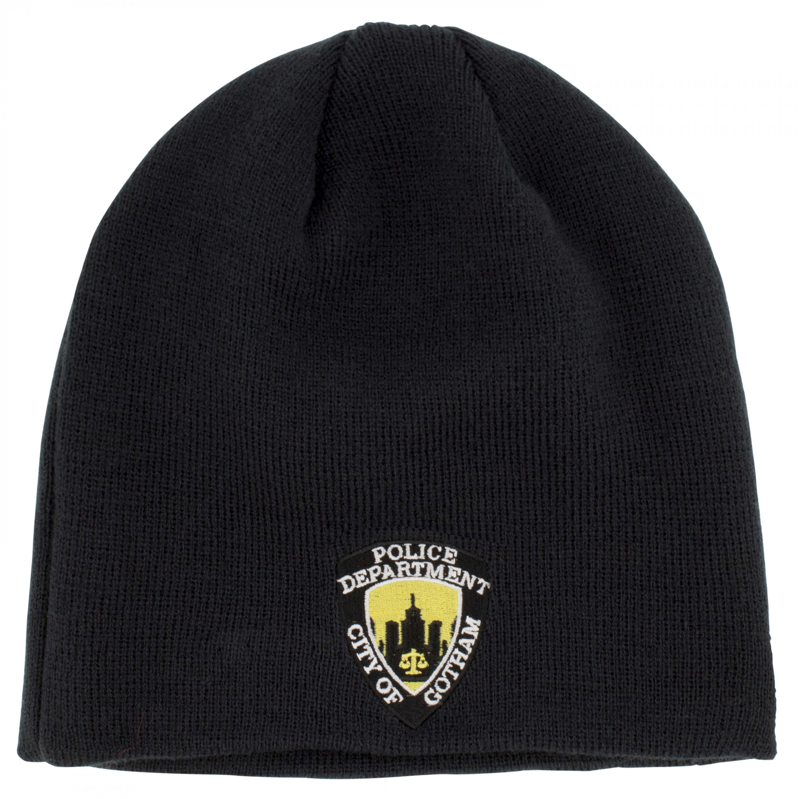 Batman Gotham City Police Department New Era Knit Beanie Blue