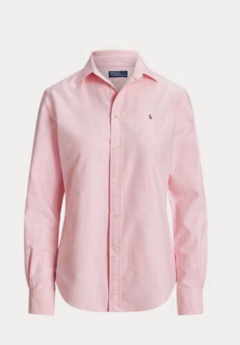 POLO RALPH LAUREN - Oxford Slim Fit Shirt - Pink - USED