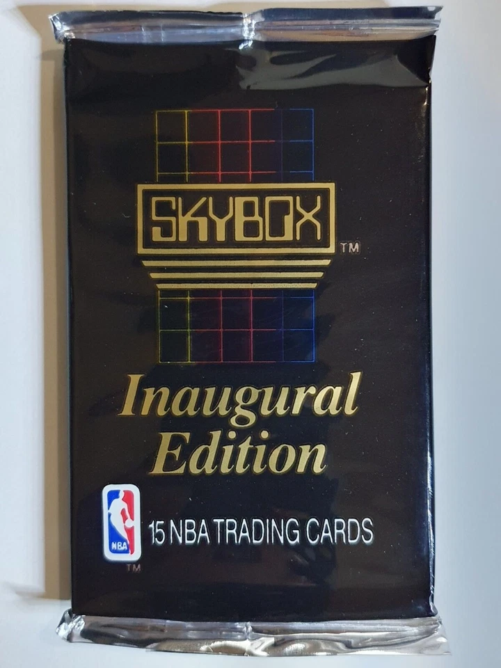 1990-91 Skybox Basketball Series 1 Sealed Pack - Factory Sealed Packs — 第 2/3 张图片