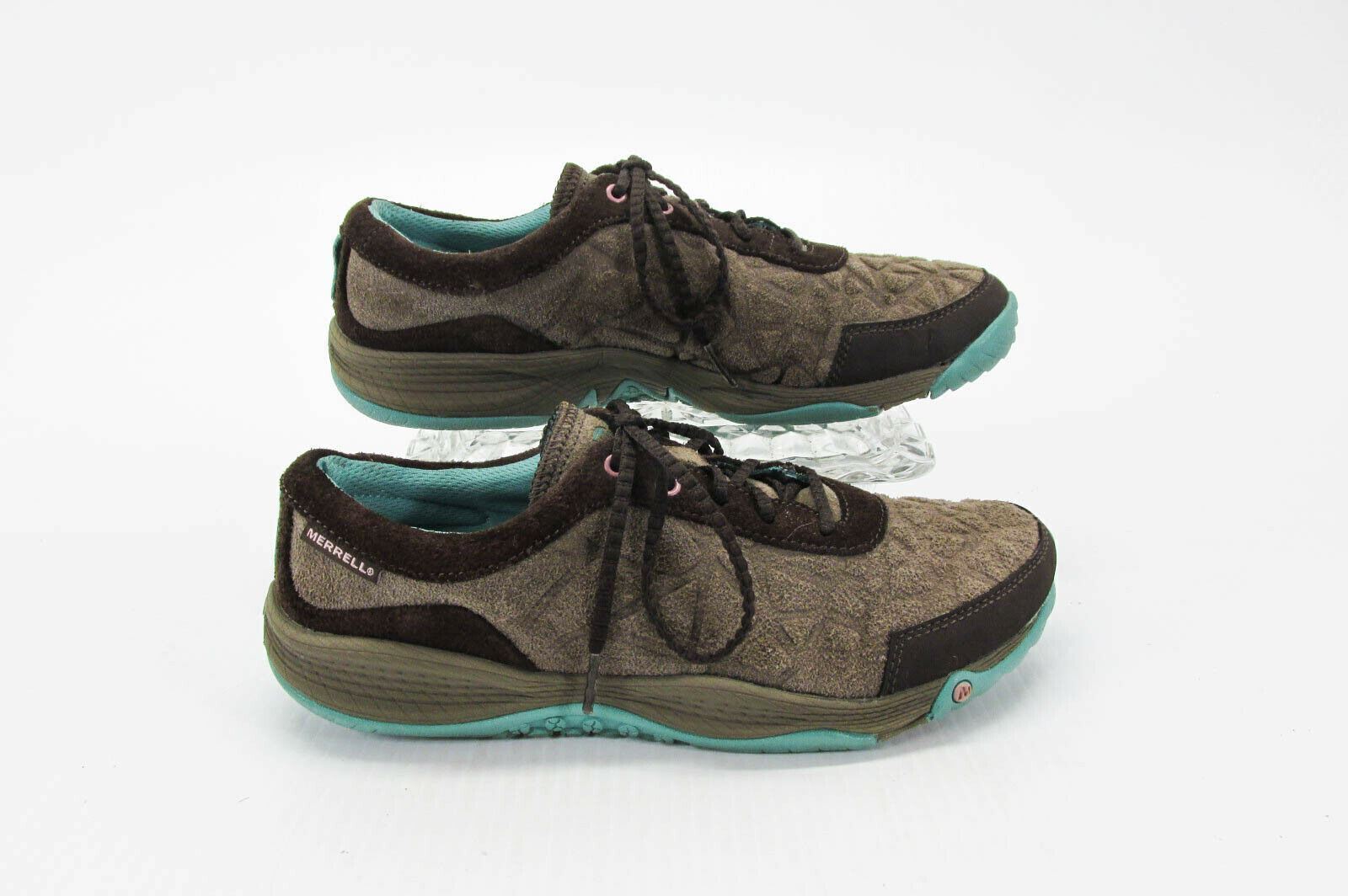 Scarpa donna Merrell All Out Leap taglia 8M sneaker trail running usata xq