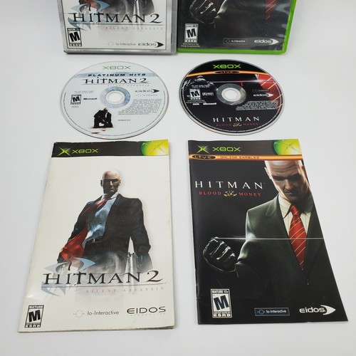 Hitman 2: Silent Assassin & Hitman Blood Money Microsoft Xbox Complete Bundle VG - Picture 4 of 7