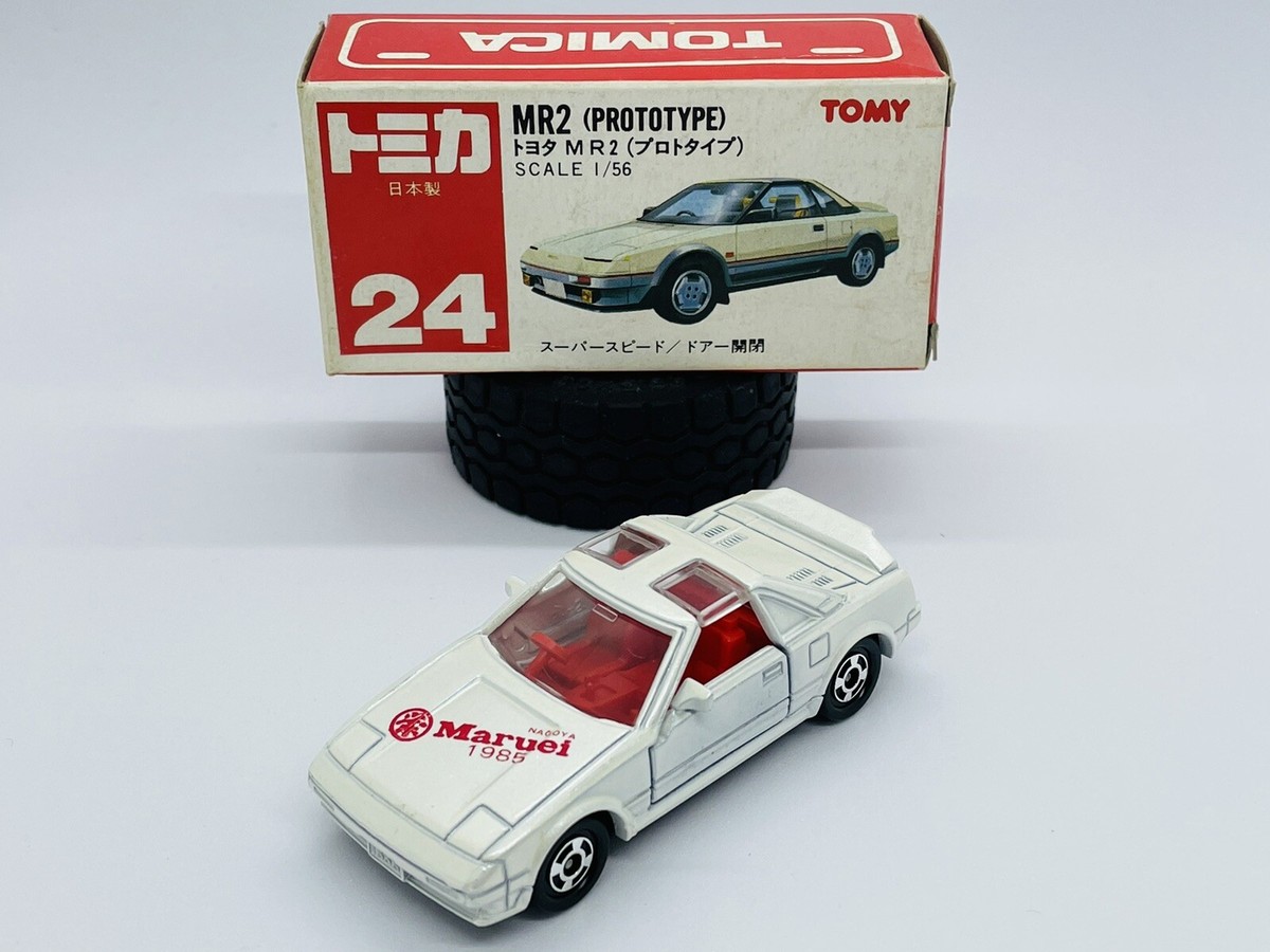 トミー トミカ24 1/56 トヨタ MR2 プロトタイプ(ホワイト/赤箱