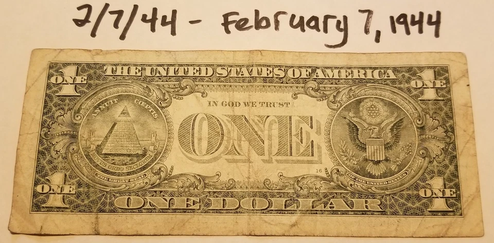Historic Date WWII Birthday February 7, 1944 Serial Number Dollar U.S. 2013 F B - Image 3 of 4
