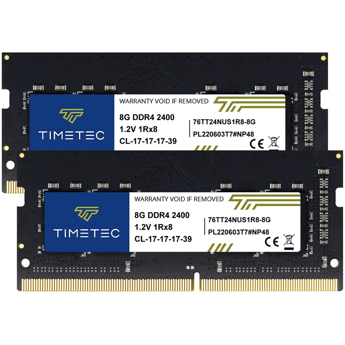 16GB KIT2x8GB DDR4 2400MHz PC4-19200 Non-ECC Unbuffered 1.2V