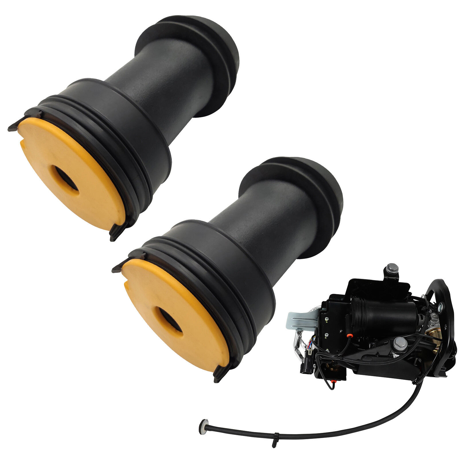 3PCS Rear Air Suspension & Springs Compressor For 2013-2019 Cadillac XTS 3.6L V6