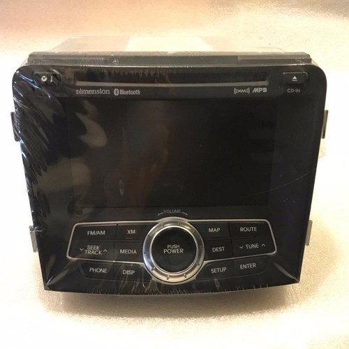 1014 HYUNDAI SONATA NAVIGATION SYSTEM BLUETOOTH XM CD RADIO 96560