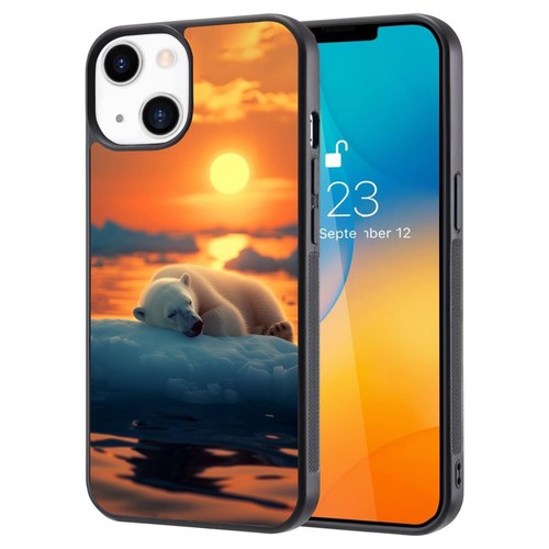 retro aesthetic Polar Bears For Samsung A15 A16 S23 S24 S25 Ultra FE Hybrid Case - 第 7/25 張圖片